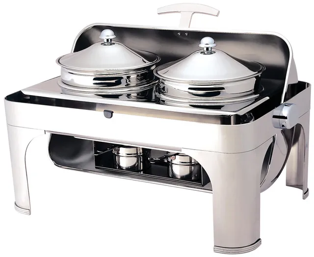 forcar-cd6505-chafing-dish-roll-top-4-6-l-edelstahl image 1