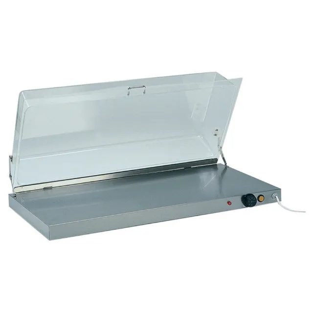 forcar-pcc4710-warmhalteplatte-edelstahl-plexiglashaube image 1