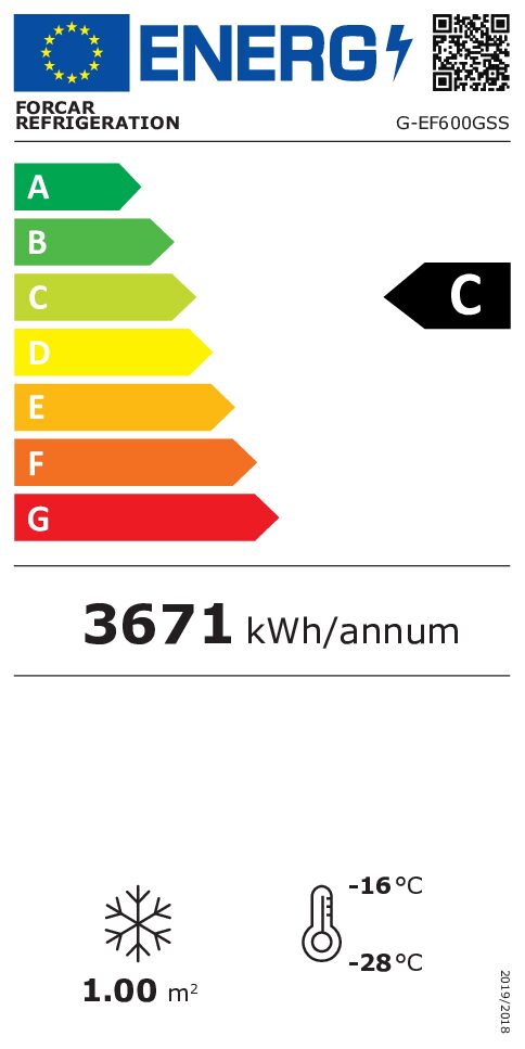 forcar-eco-line-g-ef600gss-gewerbetiefk-hlschrank-statisch image 2