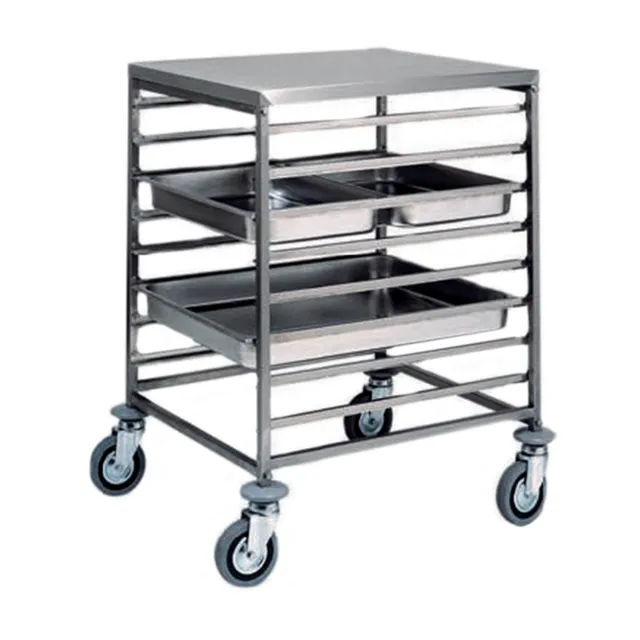 forcar-ca1477-tablettwagen-edelstahl-gn1-1-gn2-1 image 1