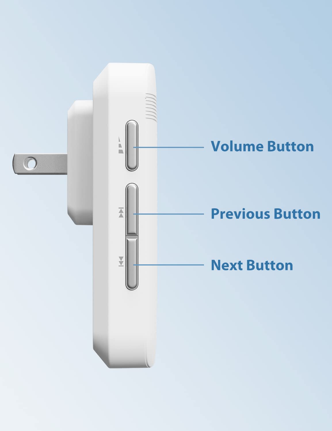 avantek-wireless-doorbell-d-3w-funkklingel-wei-400m-115db image 6