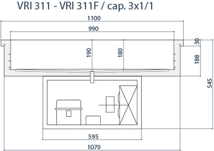 forcar-g-vri311-einbau-k-hlwanne-edelstahl-gn image 2