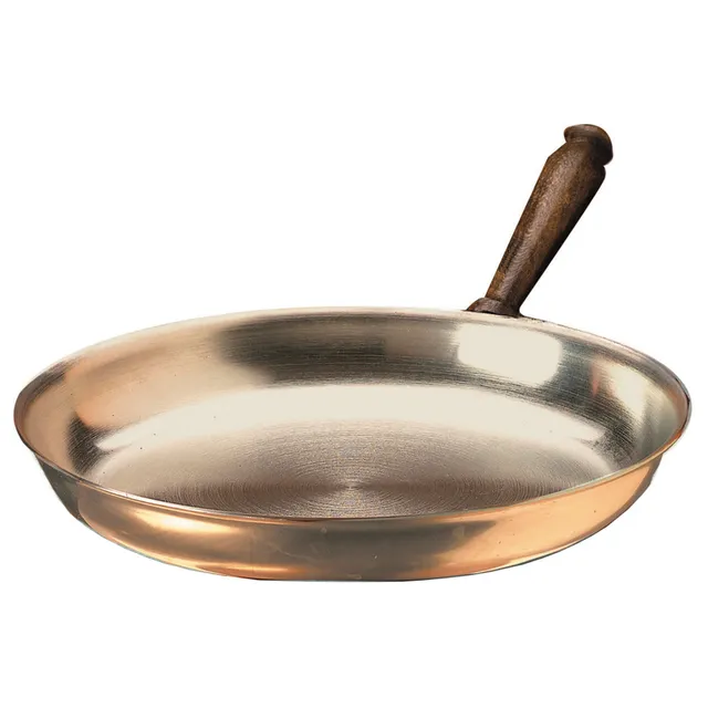 forcar-av4580-flambierpfanne-edelstahl-kupfer-holzgriff image 1