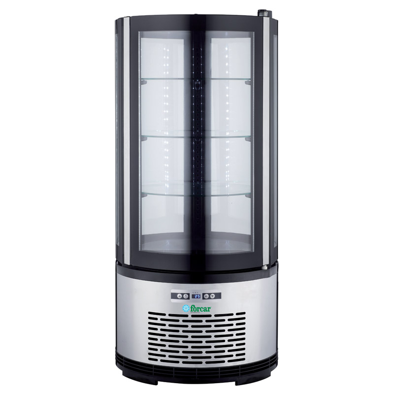 forcar-arc100b-torten-k-hlvitrine-rund-glas-ventiliert image 1