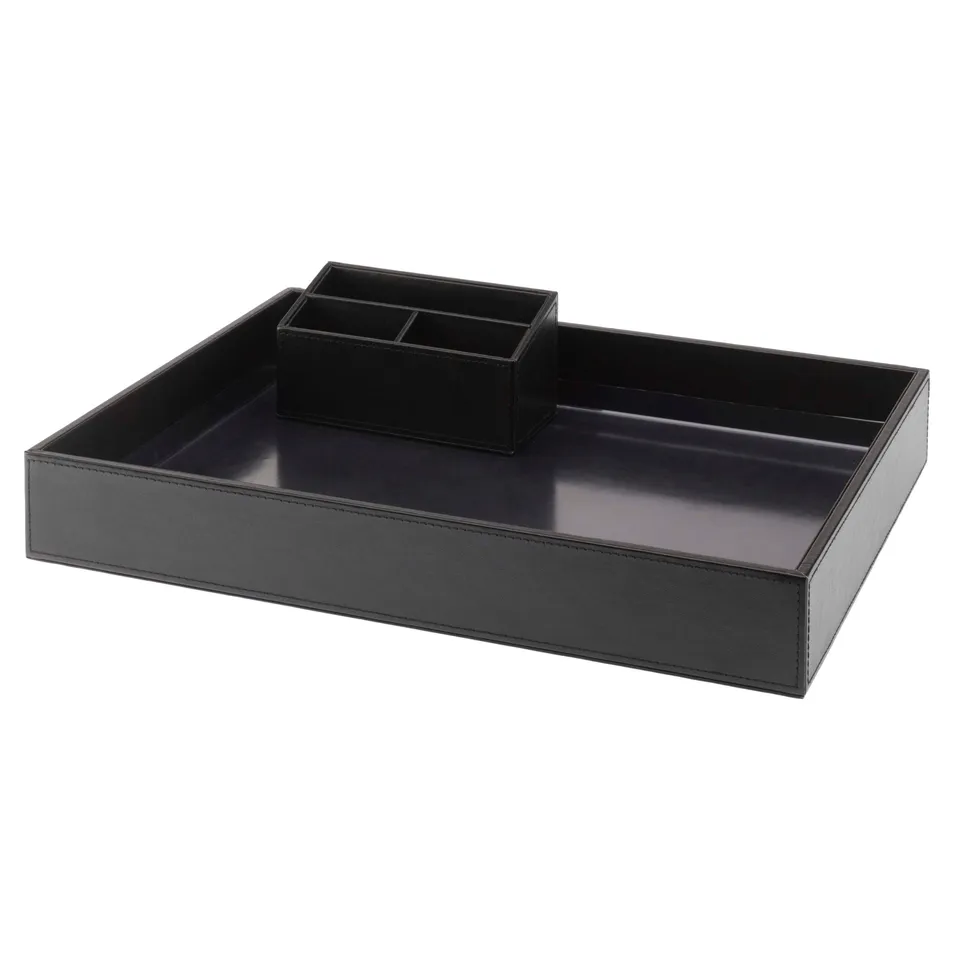 northmace-hotel-tablett-set-leder-optik-f-r-welcome-tray image 1