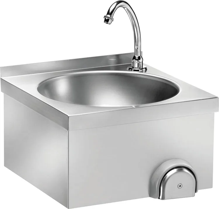 forcar-lavelli-lm40-handwaschbecken-edelstahl-kniebedienung image 1