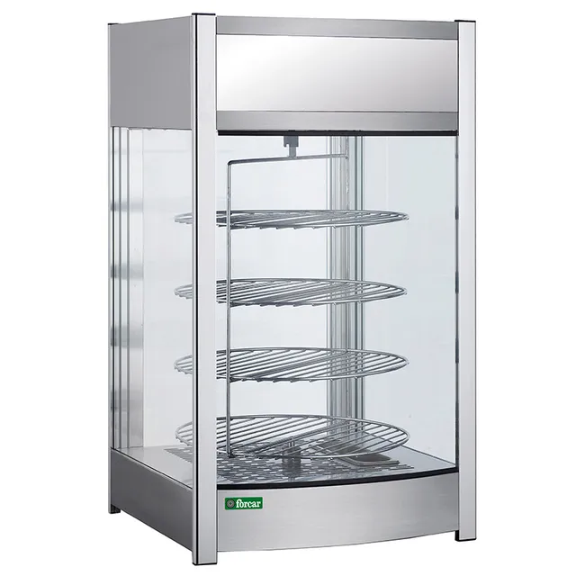 forcar-rtr97l2-heizvitrine-edelstahl-doppelglas image 1
