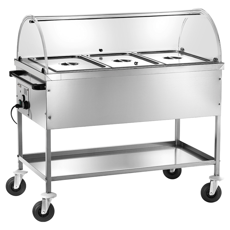 forcar-ct1760c-bain-marie-wagen-edelstahl-thermostat image 1