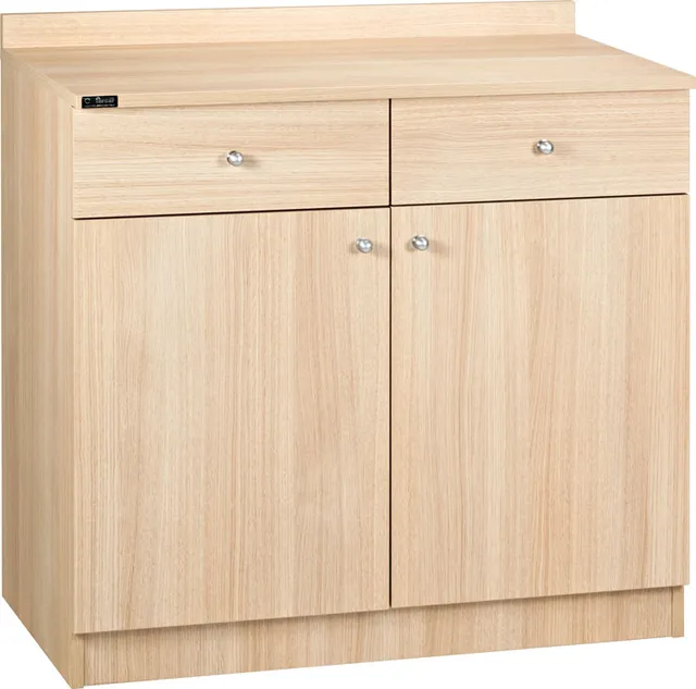 forcar-ml3202ss-servierm-bel-holz-mit-rollen-und-besteckschubladen image 1