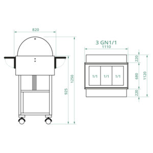 forcar-clr2788nbt-k-hlwagen-holz-plexiglashaube image 4