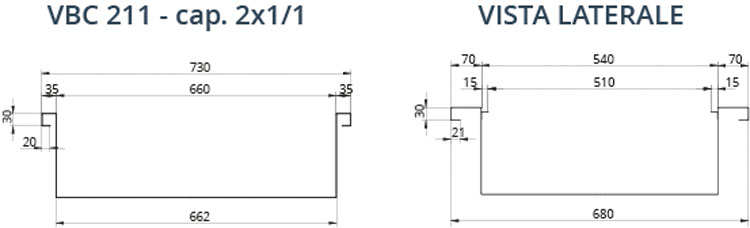 forcar-vbc211-w-rmewanne-einbau-edelstahl-bain-marie image 2