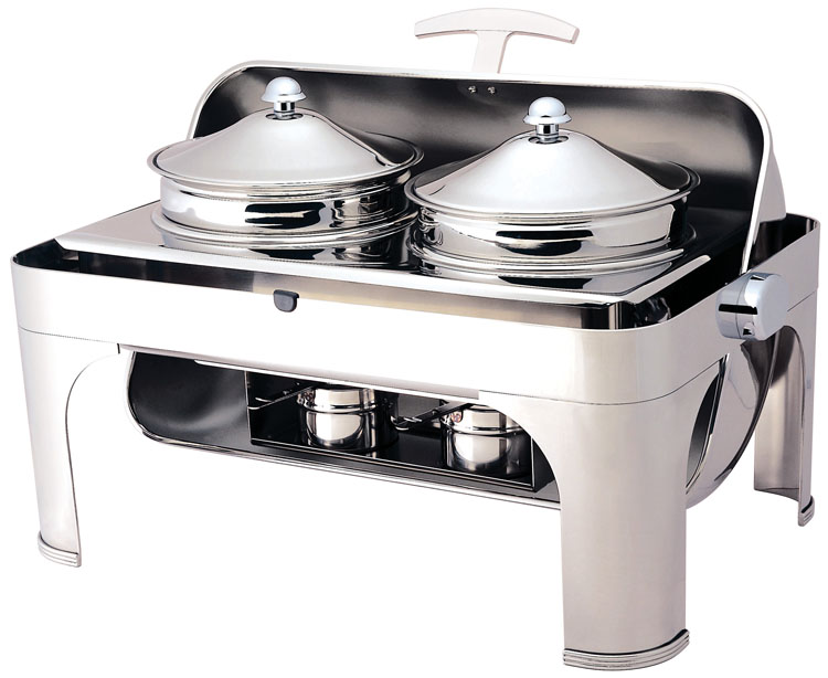 forcar-cd6505-chafing-dish-roll-top-4-6-l-edelstahl image 1