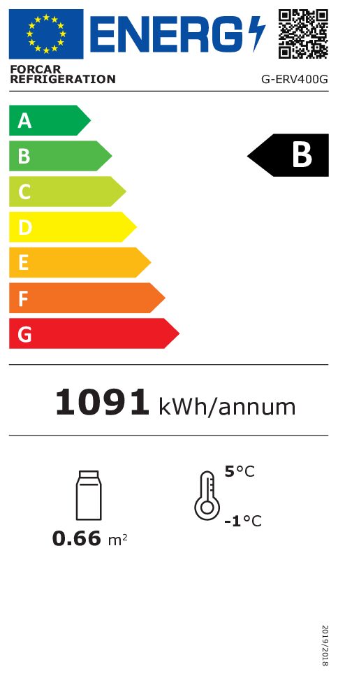 forcar-eco-line-g-erv400g-gewerbek-hlschrank-glast-r-ventiliert image 2