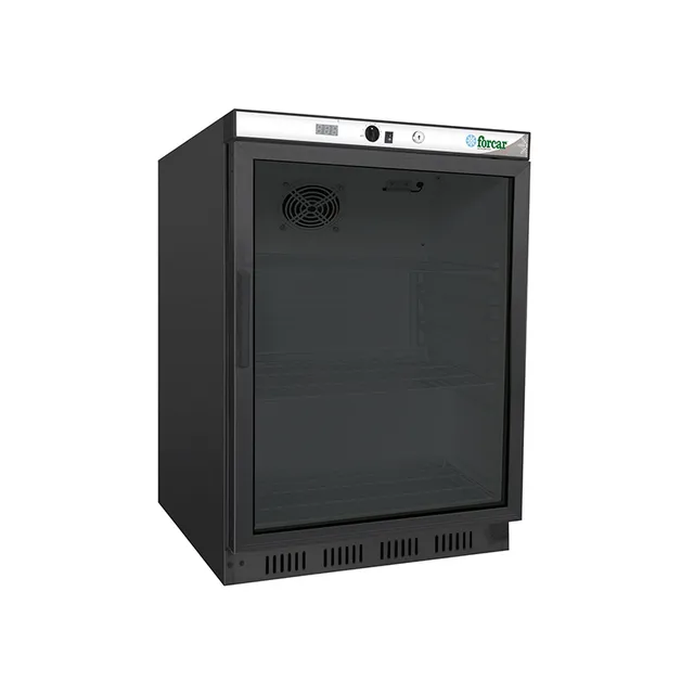 forcar-glass-line-g-er200gb-flaschenk-hler-schwarz-ventiliert image 1