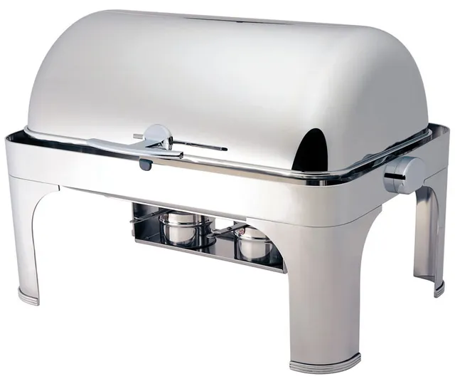 forcar-cd6502-chafing-dish-roll-top-edelstahl-brenner image 1