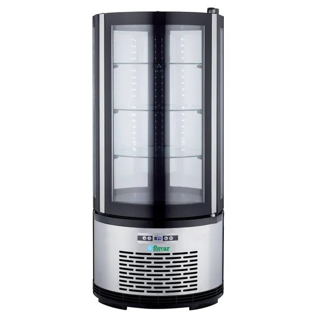 forcar-arc100b-torten-k-hlvitrine-rund-glas-ventiliert image 1