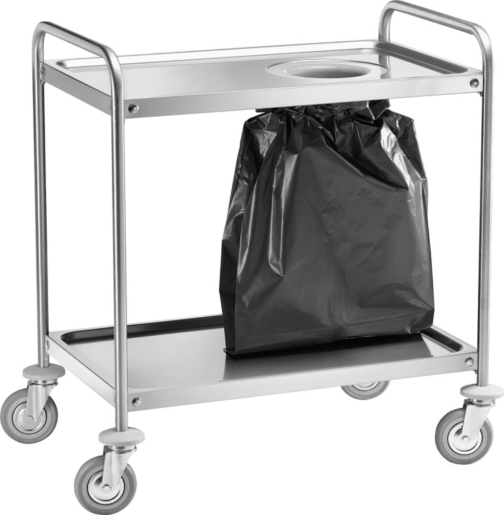 forcar-ca1390s-m-llsack-servierwagen-edelstahl-2-fach image 1
