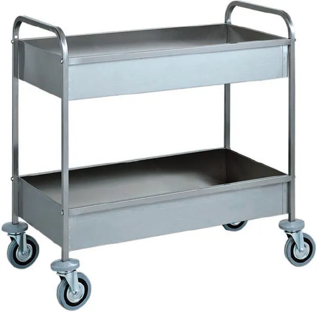 forcar-ca1389-servierwagen-edelstahl-2-wannen-abr-umwagen image 1