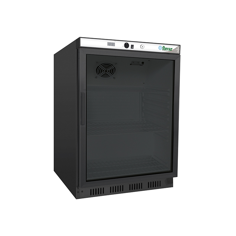 forcar-glass-line-g-er200gb-flaschenk-hler-schwarz-ventiliert image 1