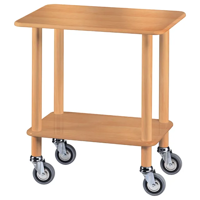 forcar-cl903-servierwagen-holz-mit-gummikante image 1