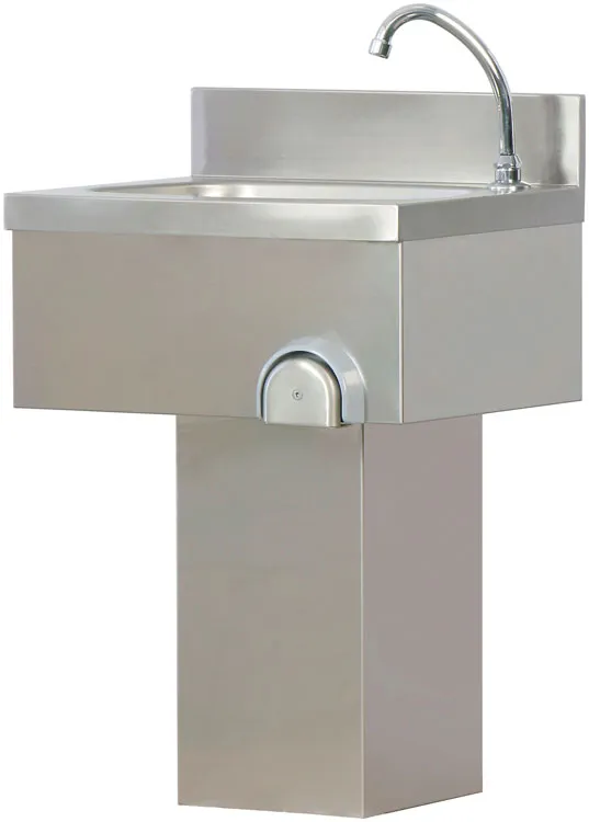 forcar-lc50-handwaschbecken-edelstahl-kniebedienung image 1