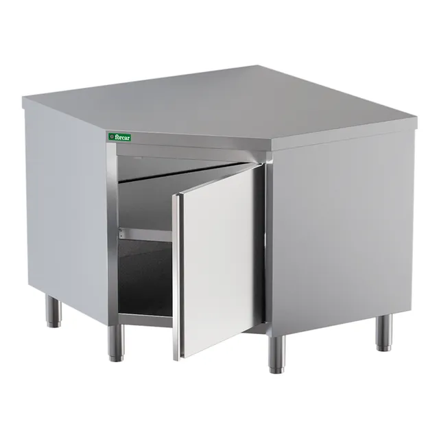 forcar-eck-schranktisch-edelstahl-aisi-304-mit-t-ren image 1