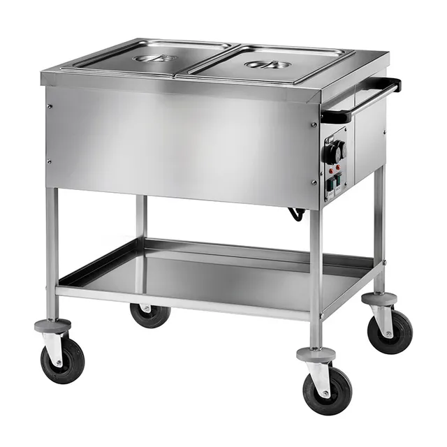 forcar-ct1758td-speisenwagen-bain-marie-edelstahl-warm image 1
