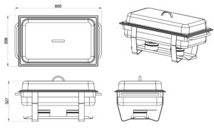forcar-cd7905-chafing-dish-edelstahl-deckel image 4