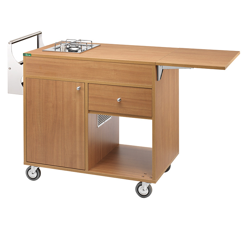 forcar-cf1200-flambierwagen-holz-mit-brenner image 1