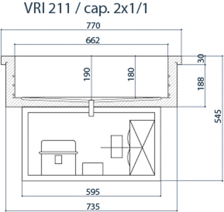 forcar-g-vri211-einbau-k-hlwanne-edelstahl-statisch image 2