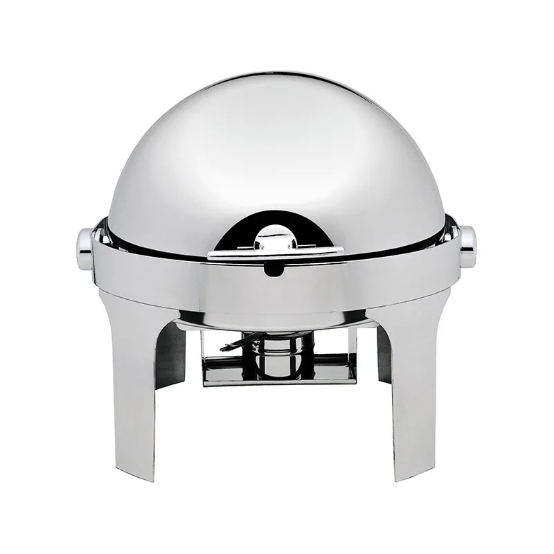 forcar-cd6504-chafing-dish-rund-roll-top-edelstahl image 1