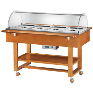 forcar-glass-line-elc2832-bain-marie-speisew-rmer-holz-kuppel image 3