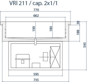 forcar-g-vri211-einbau-k-hlwanne-edelstahl-statisch image 6