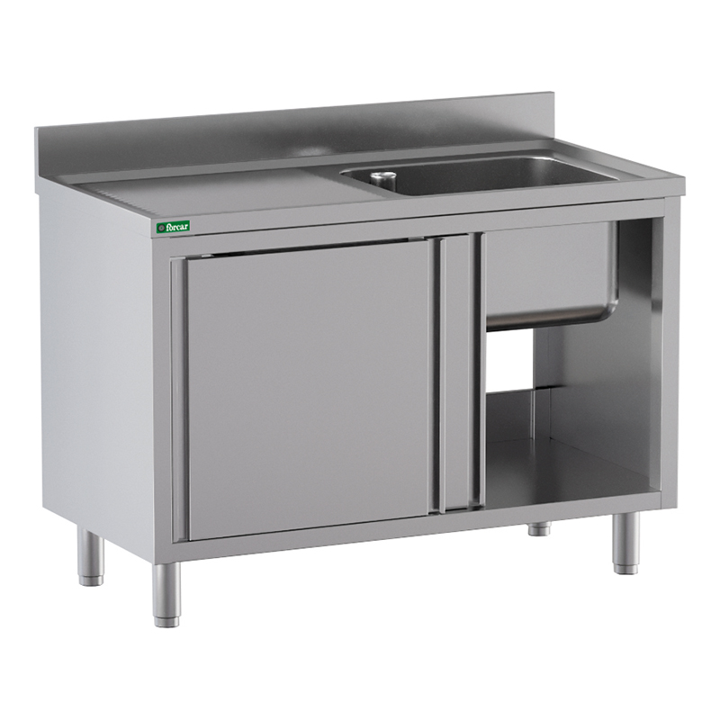 forcar-lavelli-sp-lschrank-edelstahl-700-schiebet-ren-becken image 2
