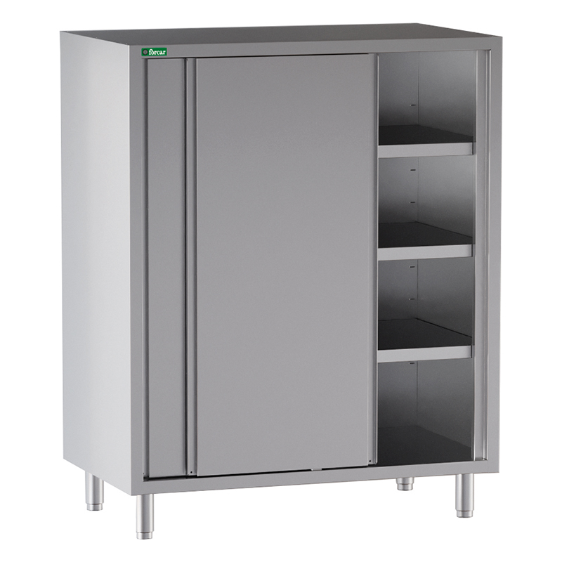forcar-edelstahlschrank-schiebet-ren-600-700-mm-tief image 1