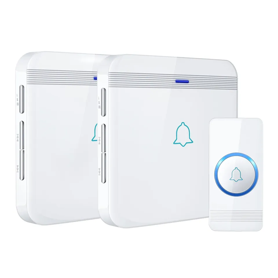 avantek-wireless-doorbell-d-3w-funkklingel-wei-400m-115db image 1