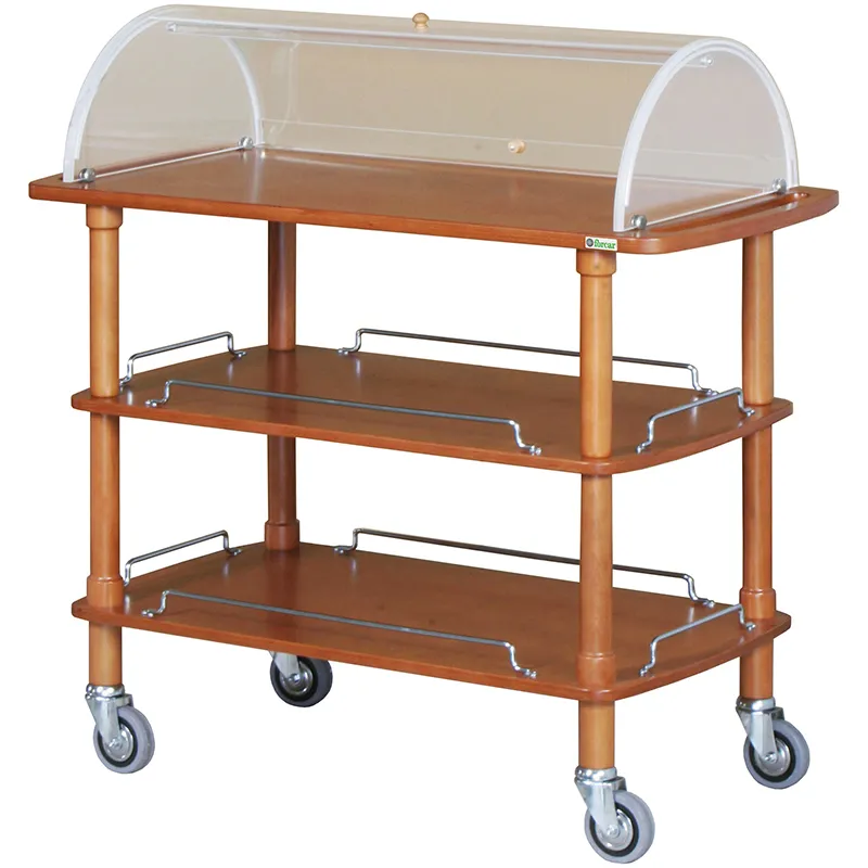 forcar-clc2013-servierwagen-holz-haube-plexiglas image 1